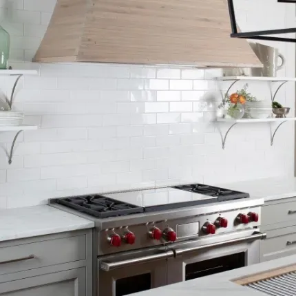 stainless steel range
